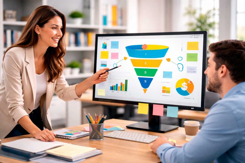 O funil educacional na prática (do primeiro clique à matrícula)